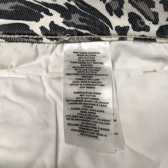 Current/Elliott Leopard Stiletto Ankle Skinny Jean - Picture 6 of 8